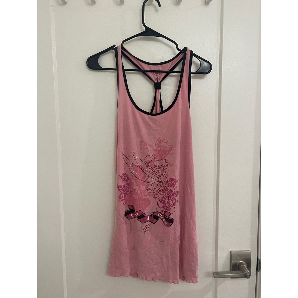Tinkerbell Halter Mini Dress Pink Grunge Sleepwear Loungewear